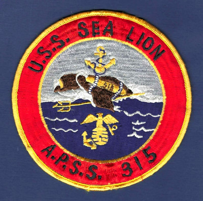 USS SEA LION APSS-315 Transport Submarine Patch