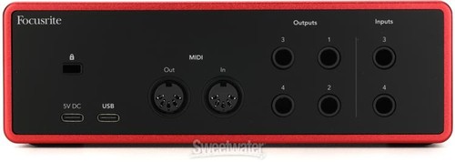 Focusrite Scarlett 4i4 4th Gen USB Audio Interface - Picture 7 of 7