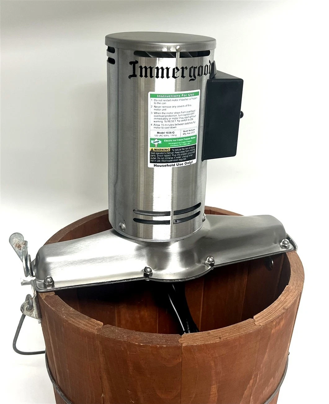 Immergood ELECTRIC MOTOR HEAD ASSY for White Mountain 4 & 6 Qt Ice Cream Freezer
Opens in a new wind