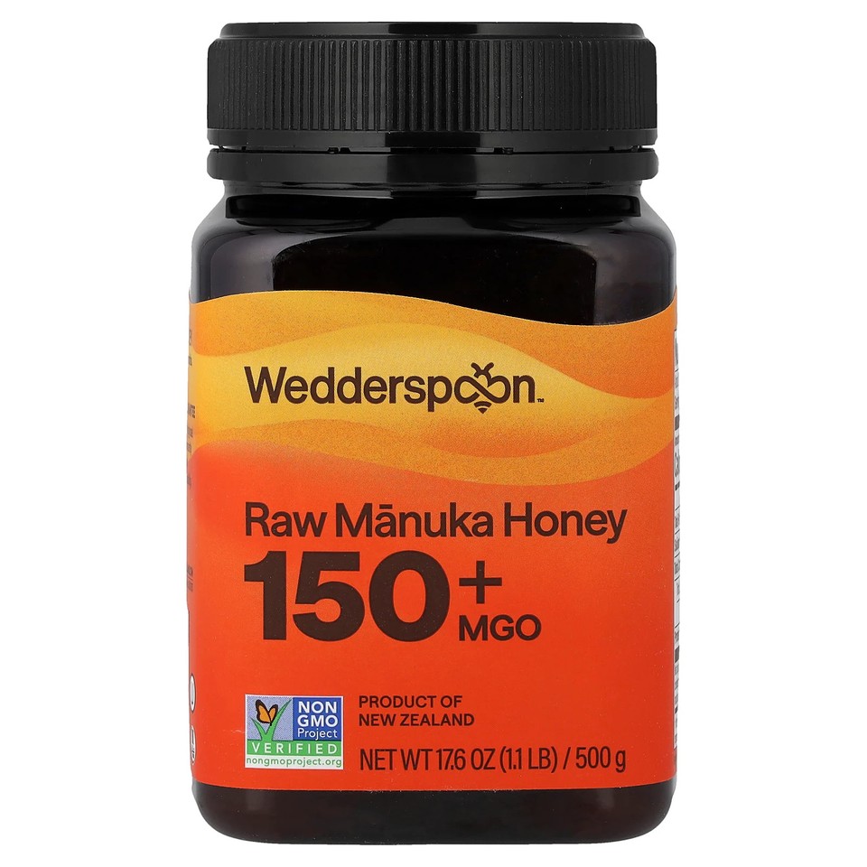 Wedderspoon 100 Raw Manuka Honey KFactor 16 17 6 oz 500 g BPA-Free, Non-GMO, Raw