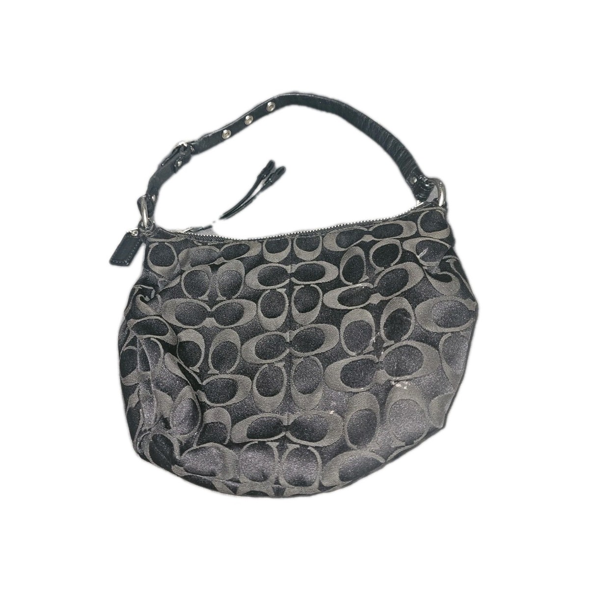 バッグ Coach Hobo Oneshoulder Bag Gray Vintage Coach Hobo Shoulder Purse | eBay