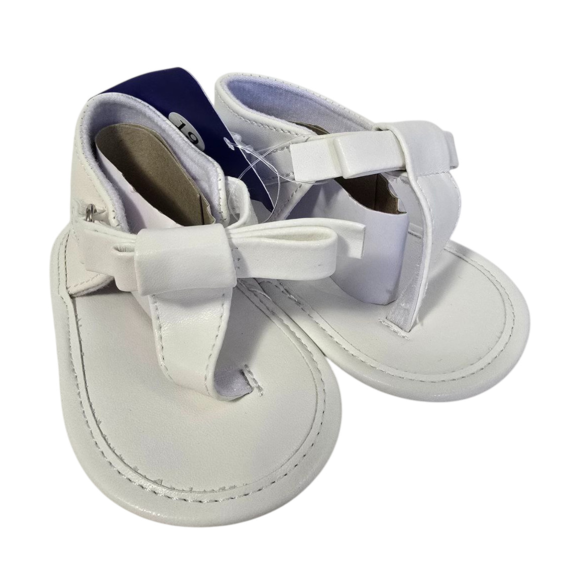 Non-slip White Size 1 (0-3 M)