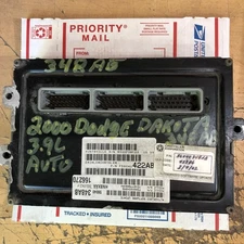2000 00 Dodge Dakota 3.9L AT ECU ECM PCM Engine Computer 56040348AB 348