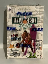 1995-96 NBA JAM SESSION Sealed Hobby Box Michael Jordan Showstoppers Rare