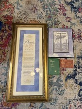 Lot of 8 Religious Items Jesus Pictures On Wood, Bible And Magnet