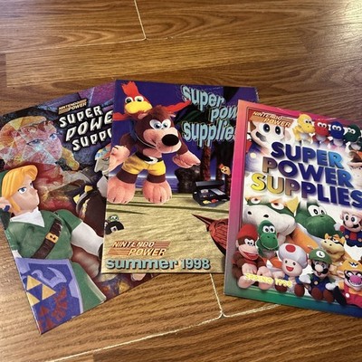 nintendo power super power supplies catalog Lot