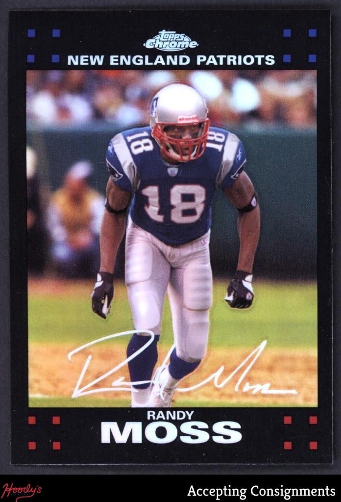 2007 Topps Chrome Refractors #TC28 Randy Moss PATRIOTS