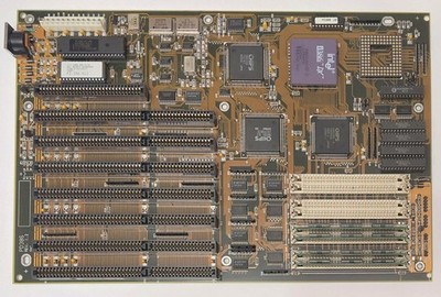 Elitegroup PD386 386 ISA Retro Motherboard + Intel 80386DX 33MHz + 4MB SIMM RAM
