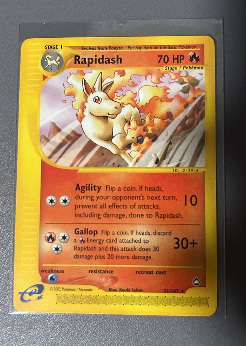 Rapidash 31/147 Aquapolis E-Reader non holo NM