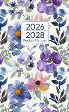 2026-2028 Pocket Planner: 3 year Calendar January 2026 to December...