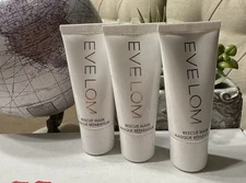 EVE LOM Lot of 3 Facial Skin RESCUE MASK 15 ML Each 45 ML Total NEW Evelom L1 A4