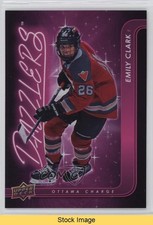 2024-25 Upper Deck PWHL Dazzlers Pink Emily Clark #DZ-13 READ 5x5