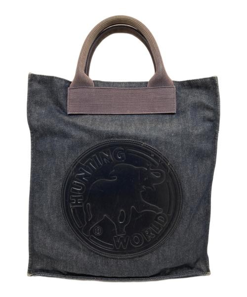 HUNTING WORLD Navy Canvas Tote Bag for Stylish Carry