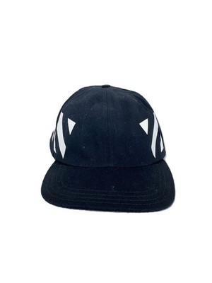 OFF-WHITE DIAG BASEBALL CAP, Cotton, Black, Men's, OMLB008R19400032