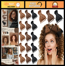 18 Pcs Hair Volume Clips - Claw Clips for Curly Thick Hair, No Crease Root Lif