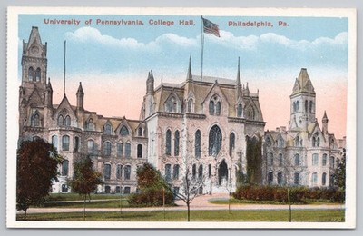 University of Pennsylvania College Hall Philadelphia PA Campus Ansicht um 1920