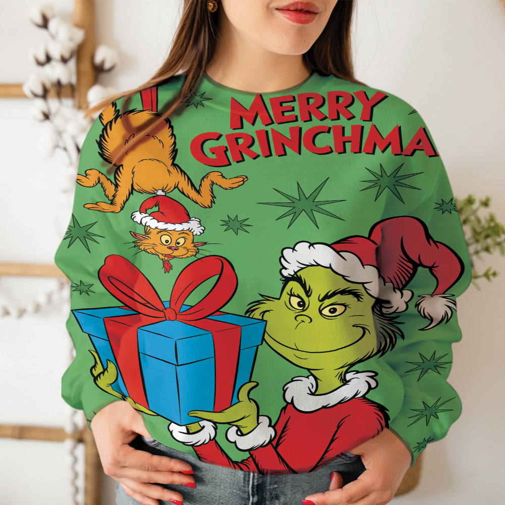 Christmas 3d Print Unisex Sweatshirt Holiday Pullover