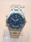 VINTAGE WATCH MEN'S, SEIKO DIGITAL ANALOG,DUAL TIME, TWO TONE, WORKING GOOD — photo 1