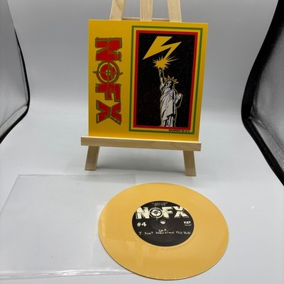 NOFX Banned in U.S. Yellow Fat Wreck Chords 7  Club #4