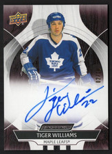 2024-25 Engrained Icons Autograph Mahogany Auto #CA-TW Dave Tiger Williams 02/10