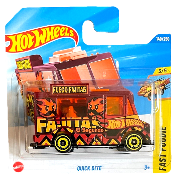 Hot Wheels Quick Bite Fast Foodie 3/5 2025 149/250 Modell Spielzeug Food Truck-image