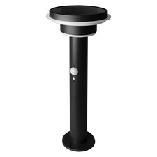 OSRAM Luminaire extérieur solaire ENDURA Style, boîtier en acier inoxydable, noi
