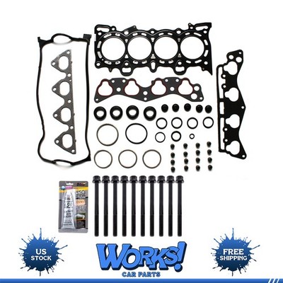 NEW Head Gasket Set Bolts For 96-00 Honda Civic Del Sol 1.6L D16Y5 D16Y7 D16Y8