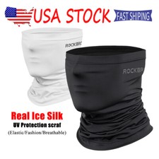Summer Cooling Neck Gaiter Face Mask UPF 50 Scarf Balaclava Tube for Men Women
