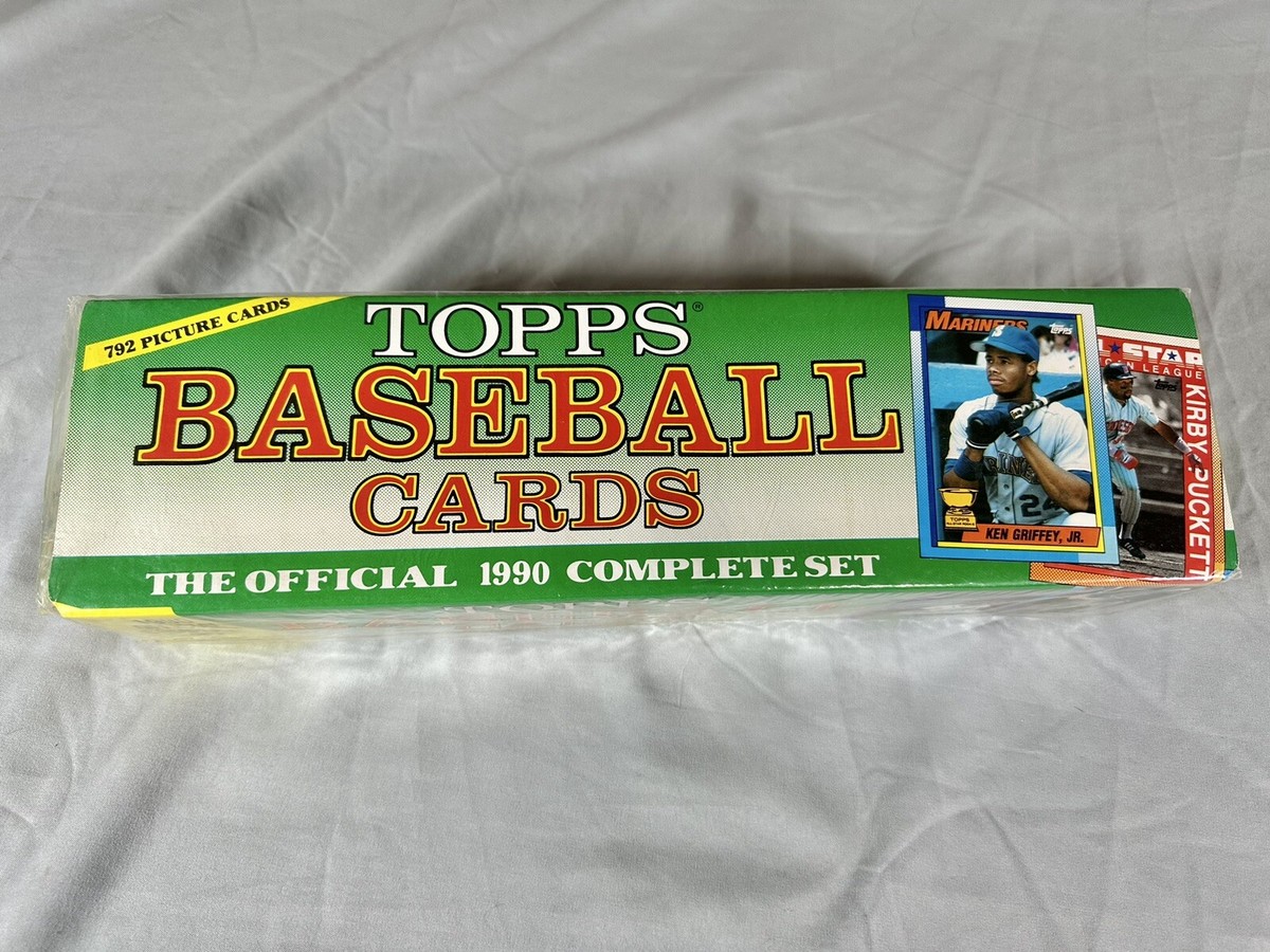 Vintage 1990 Topps Official Complete Set - 792 Baseball Cards