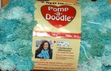 Red Heart Discontinued Pomp A Doodle Yarn 1 Skein pom pom scarf