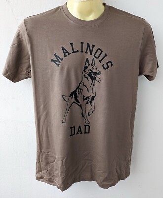 Malinois Dad Belgischer Schäferhund T-Shirt Hundesport Übergröße S
