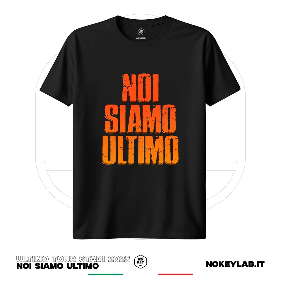 T-Shirt Noi Siamo Ultimo Maglietta Fan Tour Stadi 2025 - Imagen 3 de 4