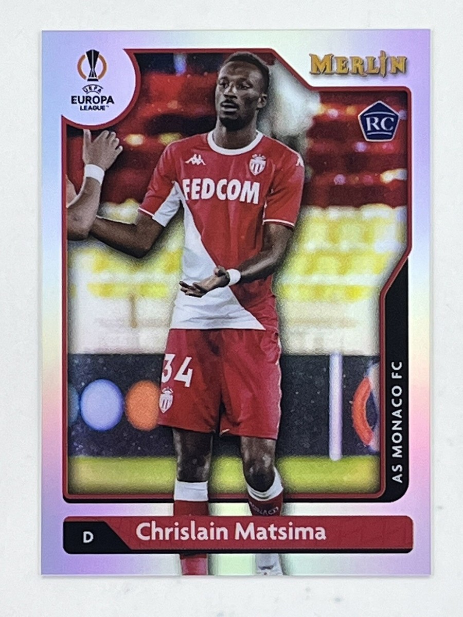 Chrislain Matsima 2021-22 Topps Merlin Chrome UEFA Refractor RC 