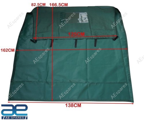 Denim Green Color Soft Top For Willys Jeeps CJ2A CJ3A @US - Bild 2 von 8