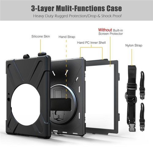 For Microsoft Surface Go 4 3 2 1st Case Rotating Stand Shockproof Armor Cover - Picture 5 of 29
