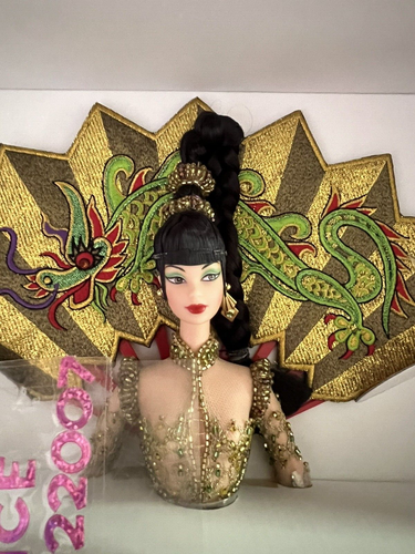 Fantasy Goddess of Asia Barbie + sketch - NRFB - 1998 Mackie  #20648 - Picture 6 of 9