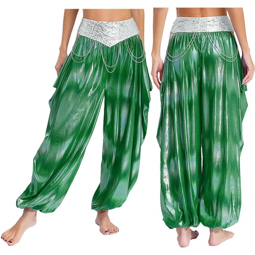 Costume donna Bloomers abito fantasia pantaloni indiani principessa festival yoga - Foto 42 di 74