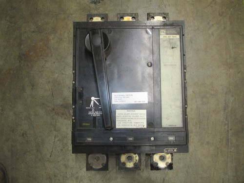 Sq D PAF2036 2000A Frame 1200A Rated 3P 600V Circuit Breaker MO/FM Used E-Ok - 第 1/4 張圖片