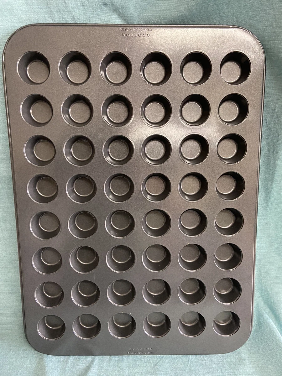 Crofton 48 Count Mini Cupcake Muffin Pan Baking Cooking Bulk Dessert Bake  Sale