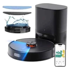 Lydsto R1 EDGE Robot Vacuum Mop, 5000Pa Suction, Self-Empty, WiFi, APP Control