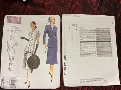 Schnittmuster, Pattern Vintage Vogue