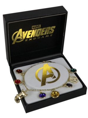 Avengers Endgame Infinity Stone Charm Bracelet Marvel Comics New In Box