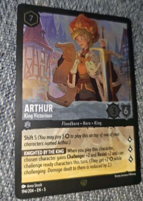 Lorcana: Arthur - King Victorious [COLD FOIL] - Shimmering Skies #194