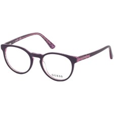 GUESS GU9182 Purple with Glitter 083 Plastic Optical Eyeglasses Frame 46-17-130