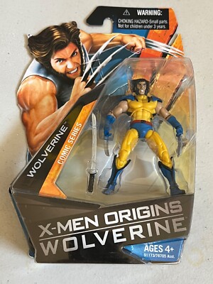 X-Men Origins Comics Series Wolverine in Yellow Costume w Sword 2009 b1