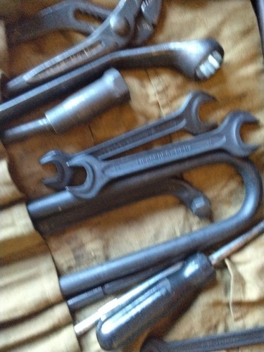 VINTAGE MERCEDES BENZ RARE TOOL KIT W 121 190 SL 190SL 220 SE S OEM TOOLS 220SE - Picture 6 of 24