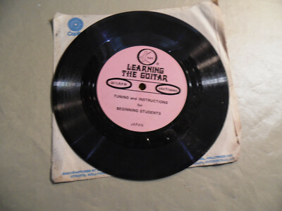 Learning The Guitar - Tuning and Instructions for Beginning Students - 33 1/3 