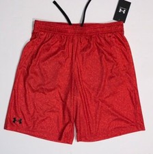 NWT Under Armour Renegade 2.0 Boy's XL Red Printed Shorts