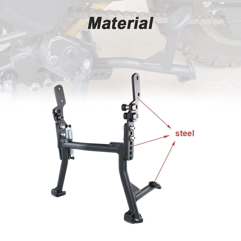 Fit For Kawasaki KLR650 2022-2024 Adjustable Main Stand Center Stand Kickstand