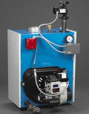 Oil Fired Boiler 175,000 BTU Hot Water 3,000 Sq ft No